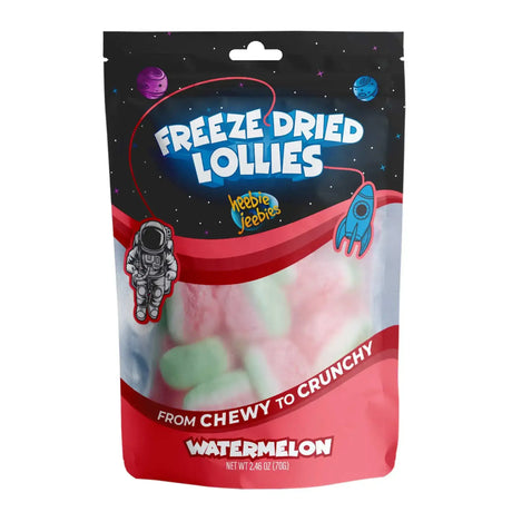 Heebie Jeebies | Freeze Dried Sour Watermelon Lollies | Large - Toybox Tales