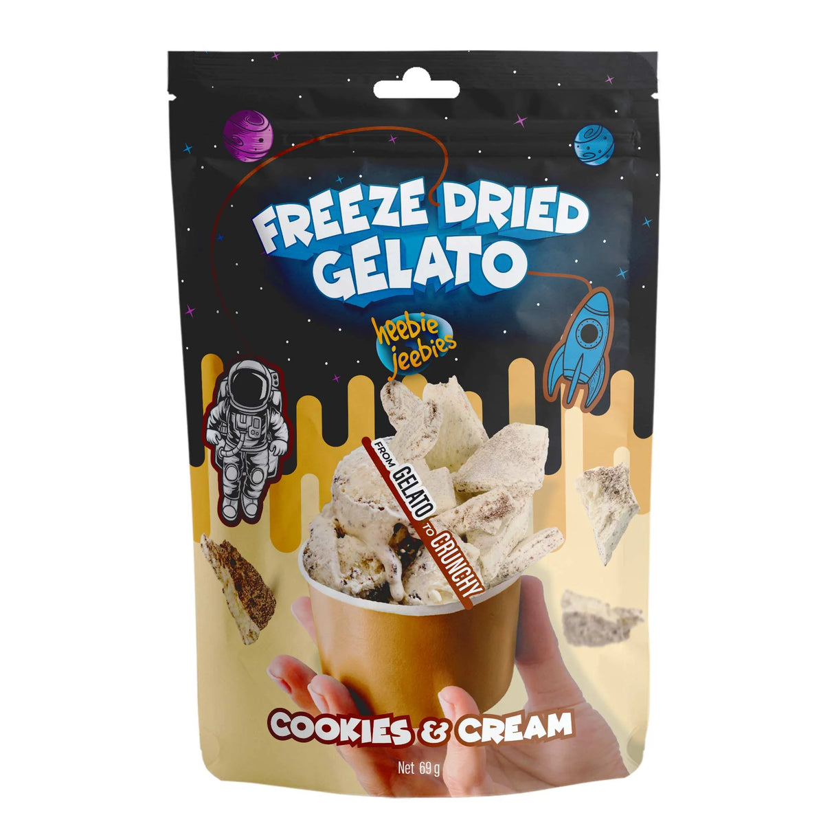 Heebie Jeebies | Freeze Dried Gelato | Cookies & Cream