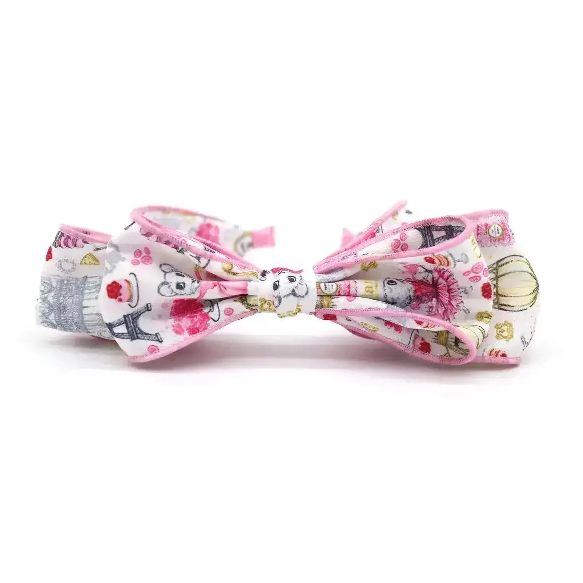Claris Fashion Print Headband with Bow - Toybox Tales