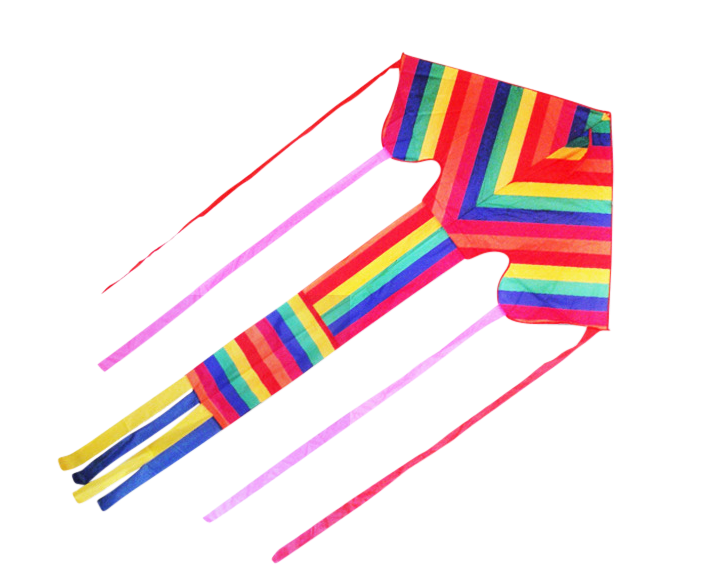 Large Rainbow single line kite
