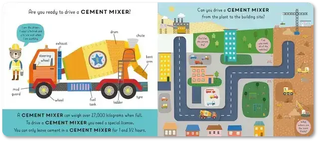 Little Journeys Book | Construction - Toybox Tales