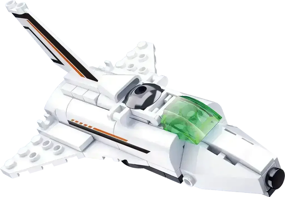 Sluban | Space Shuttle 62 Pcs - Toybox Tales