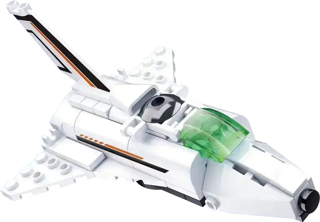 Sluban | Space Shuttle 62 Pcs - Toybox Tales