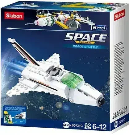 Sluban | Space Shuttle 62 Pcs - Toybox Tales