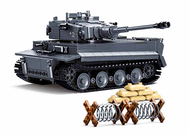 Sluban - Remote Control Panzerkampfwagen Tiger Tank 814Pcs