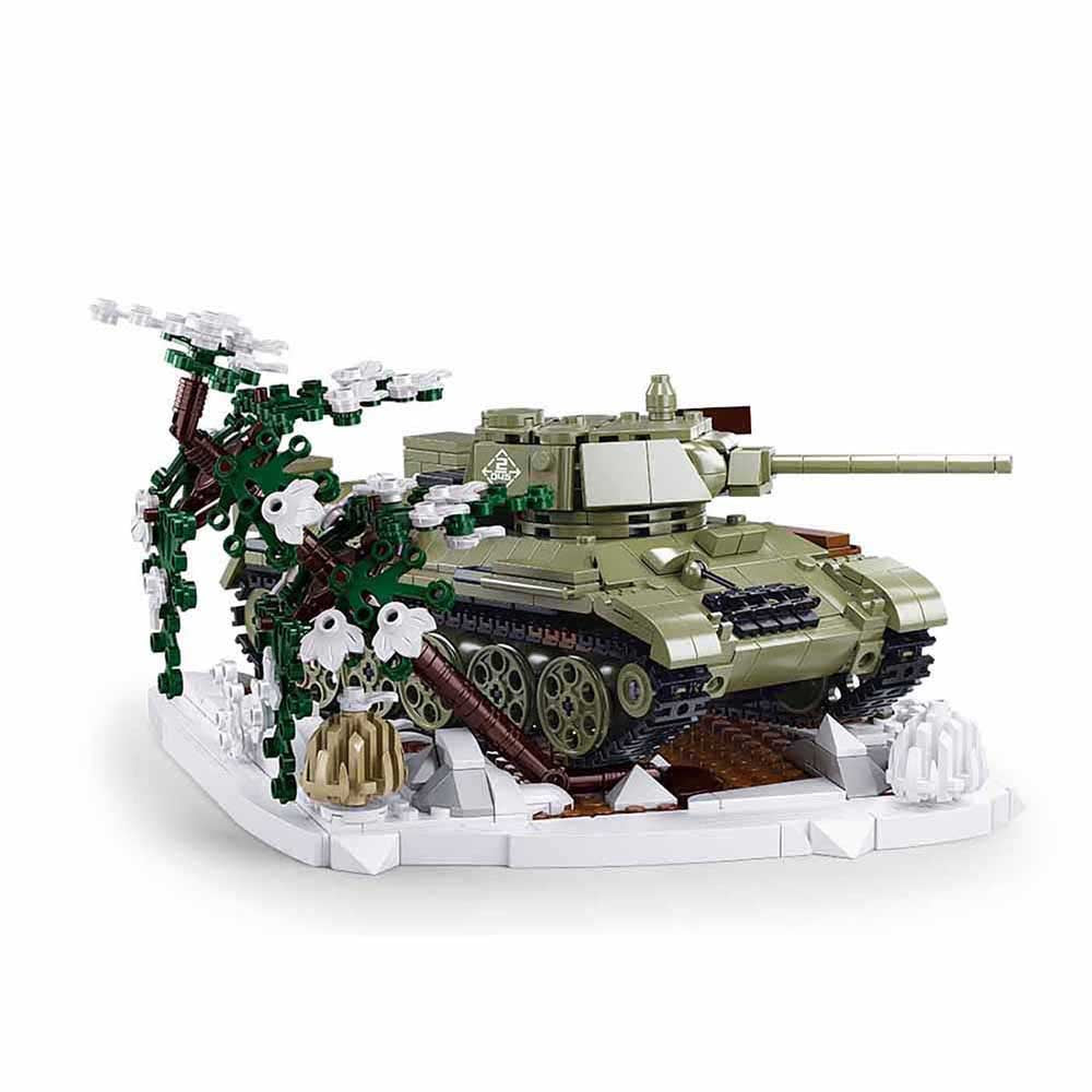 Sluban - Military T34 Remote Control Tank