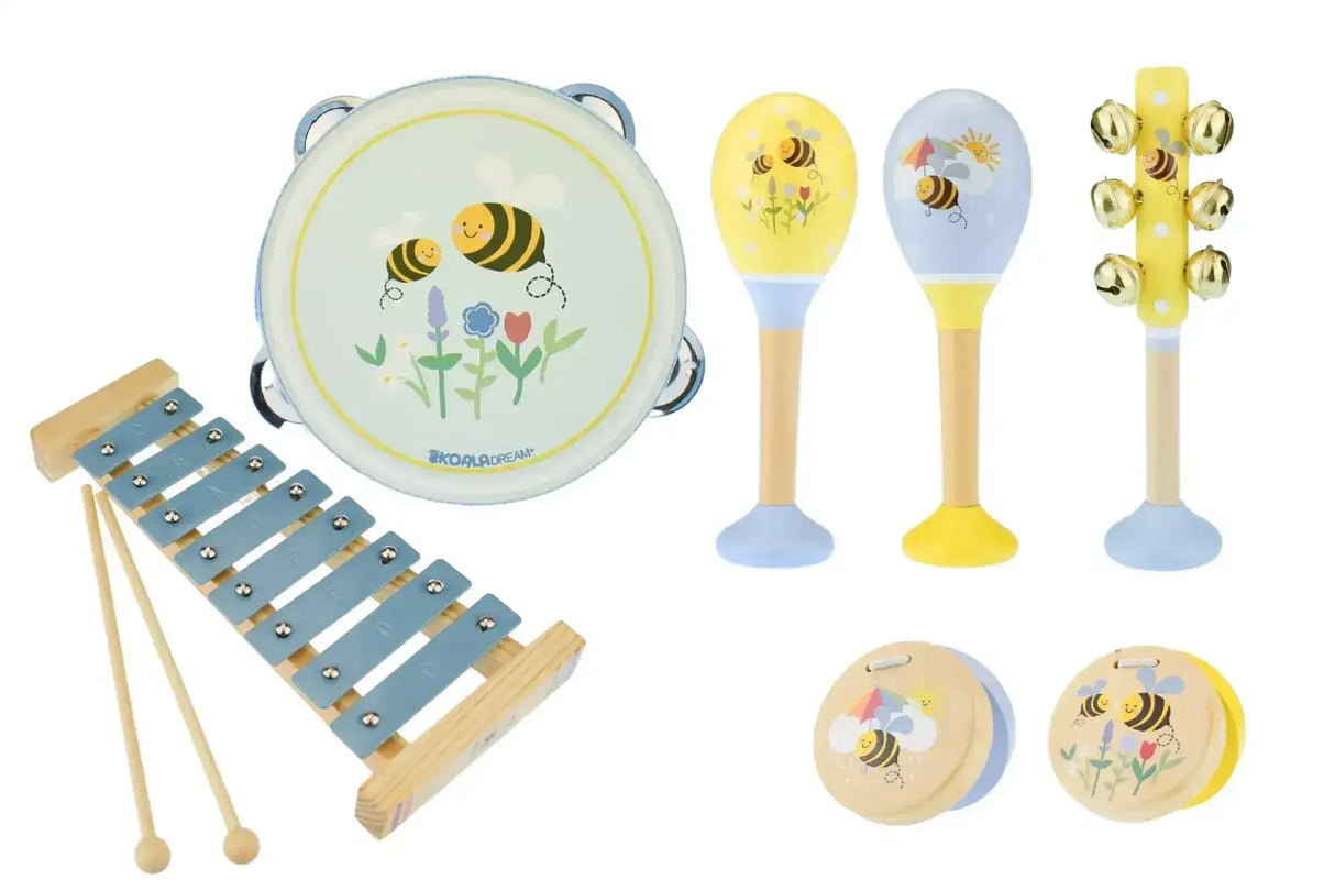 Buzzy Days Bee 7 Piece Musical Set - Toybox Tales