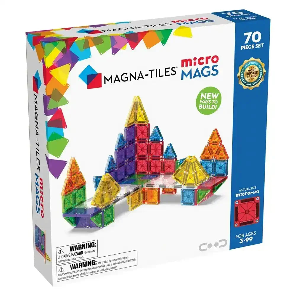 Magna-Tiles - microMAGS 70 Piece Set - Toybox Tales