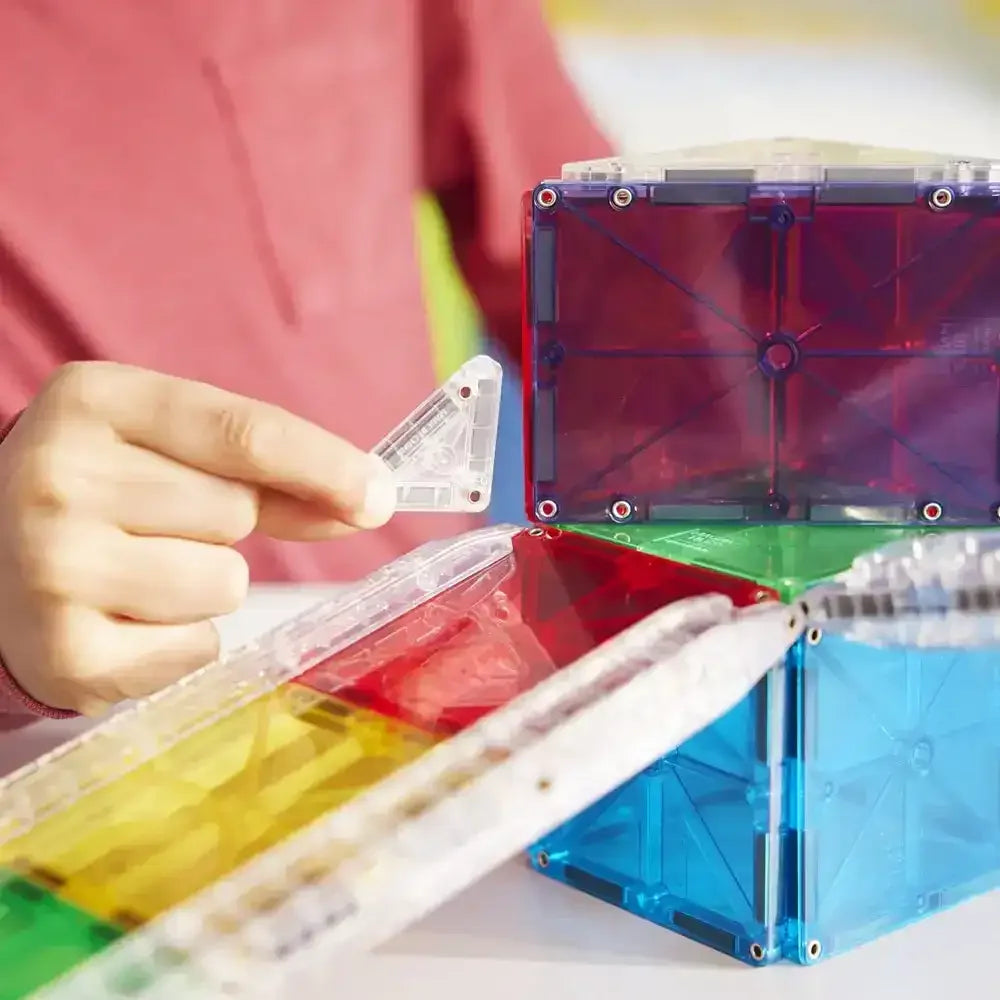 Magna-Tiles | Rail Racers 33 Piece