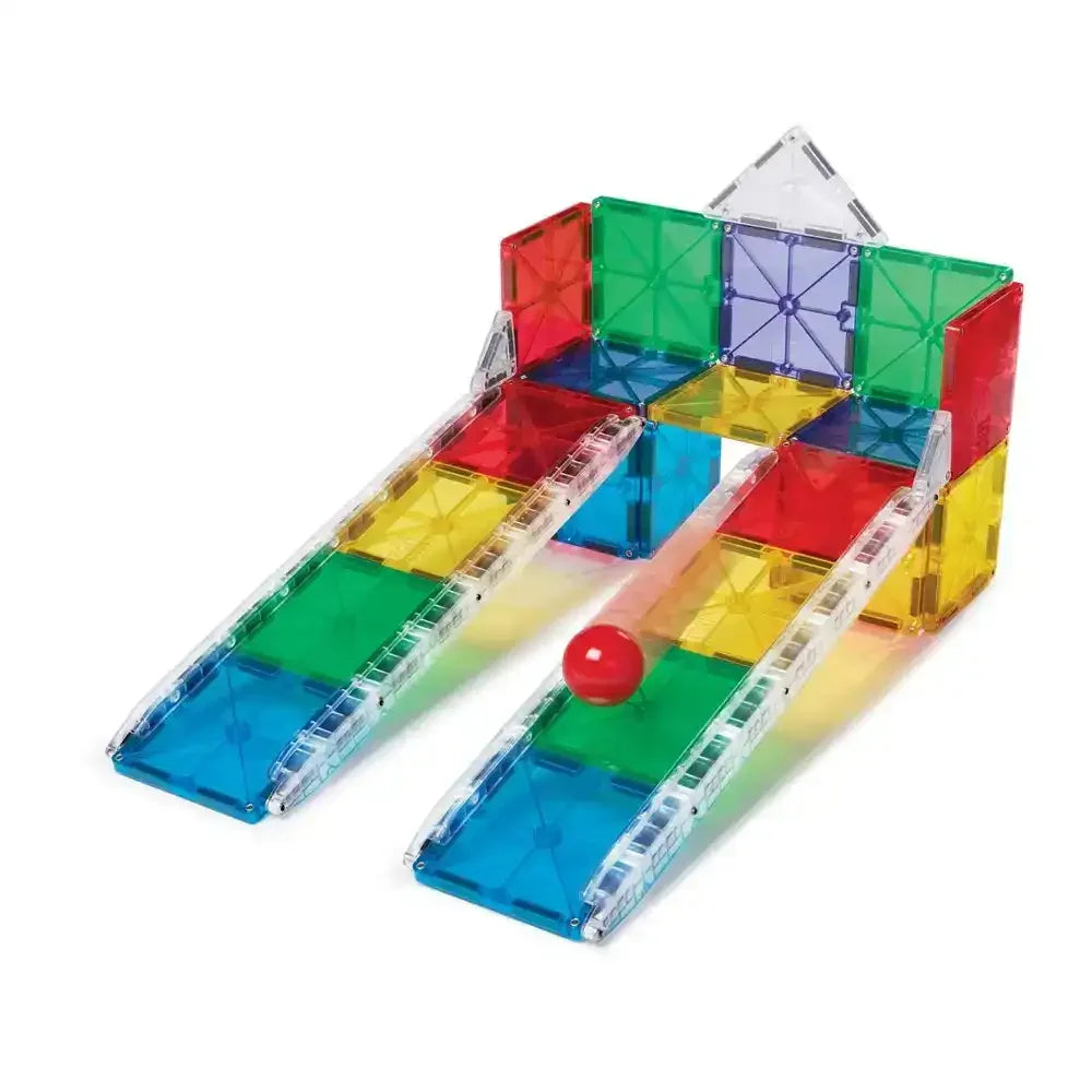 Magna-Tiles | Rail Racers 33 Piece