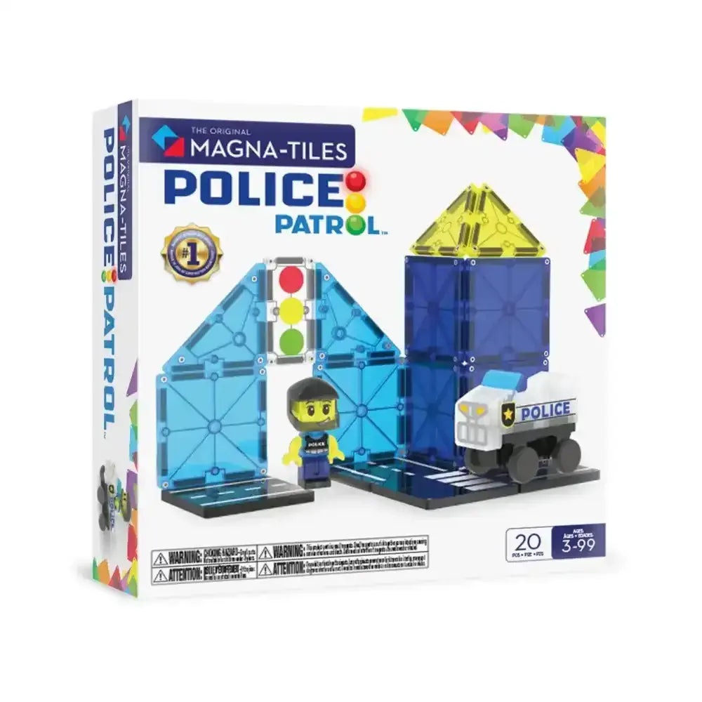 Magna-Tiles | Police Patrol 20 Piece