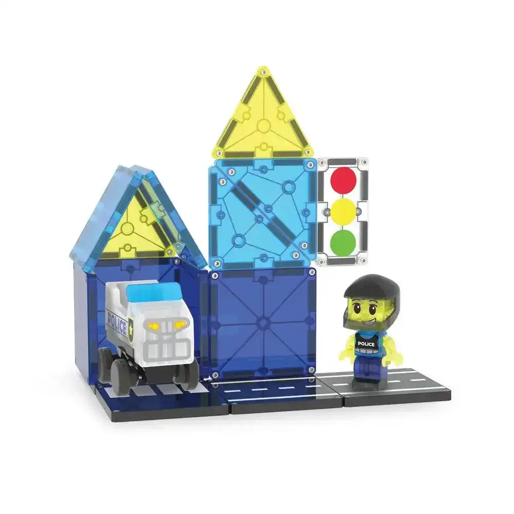Magna-Tiles | Police Patrol 20 Piece