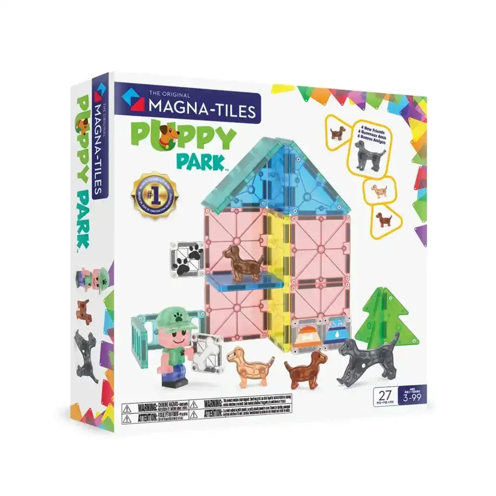 Magna-Tiles | Puppy Park 27 Piece