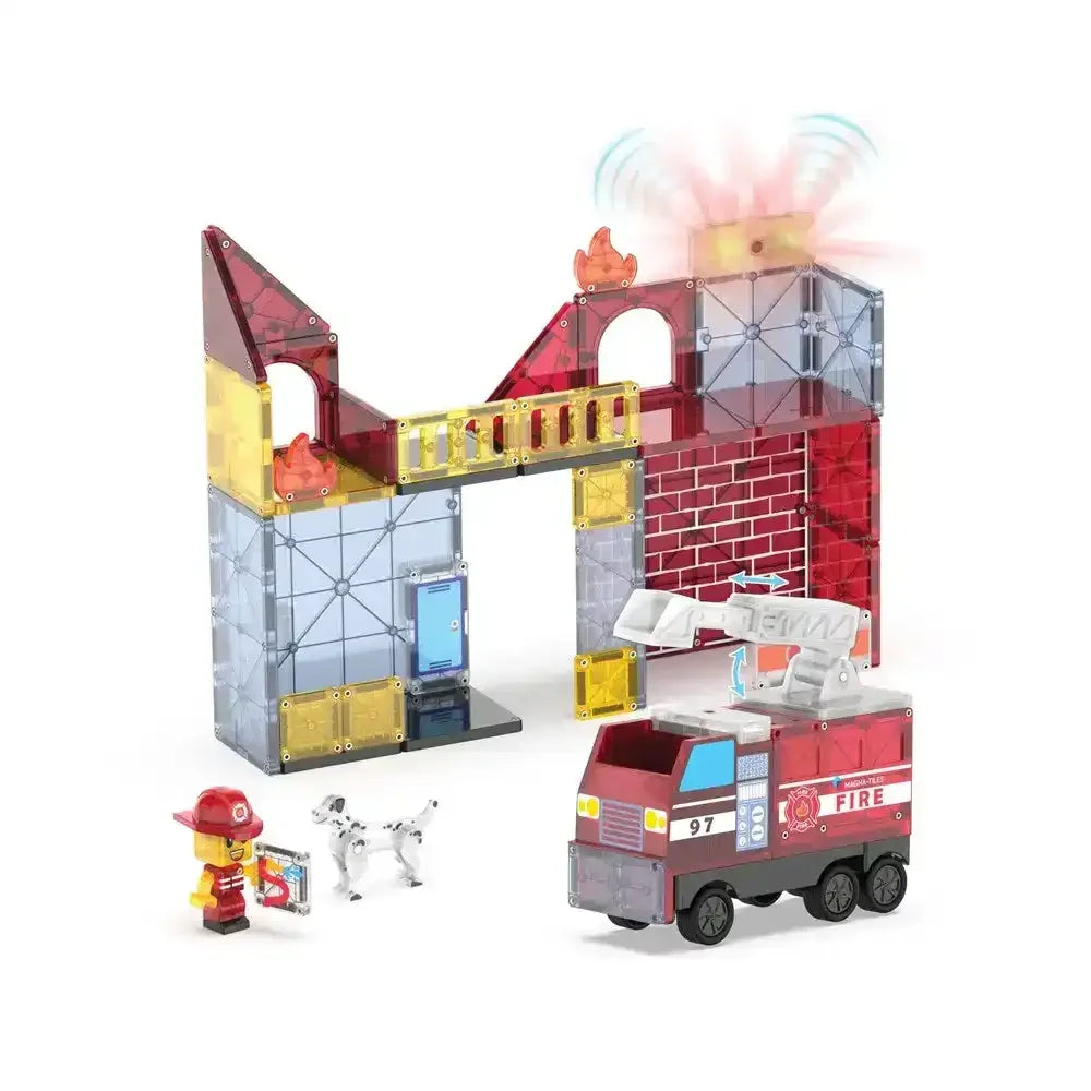 Magna-Tiles | Fire Station 50 Piece