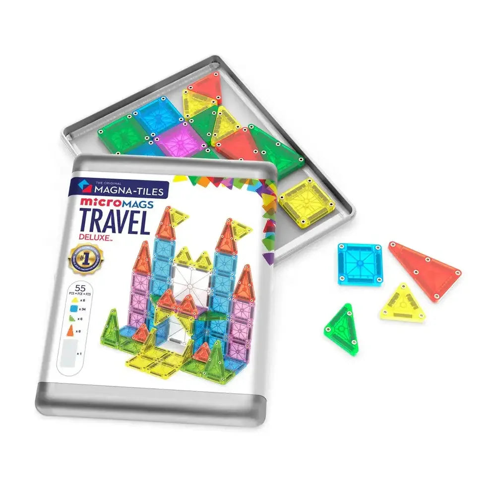Magna-Tiles | microMAGS Travel Set Deluxe 55 Piece