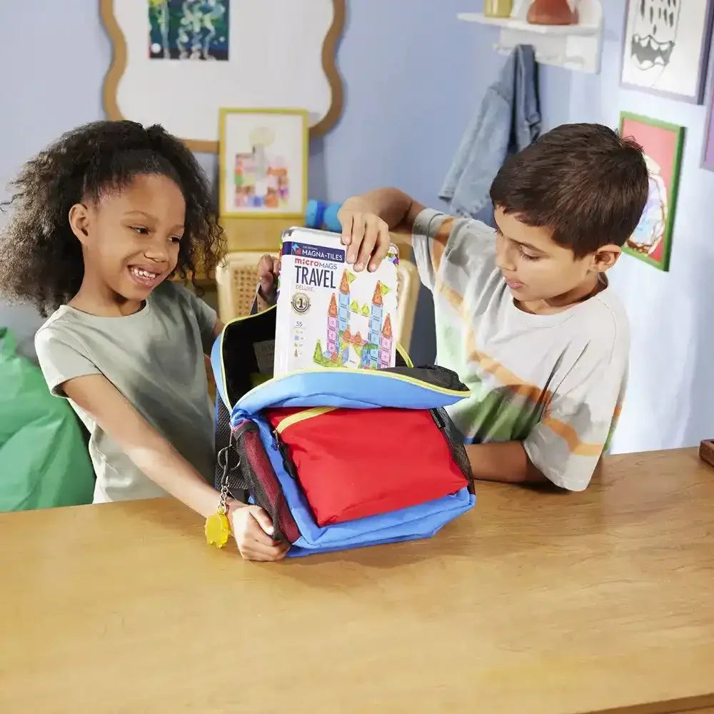 Magna-Tiles | microMAGS Travel Set Deluxe 55 Piece