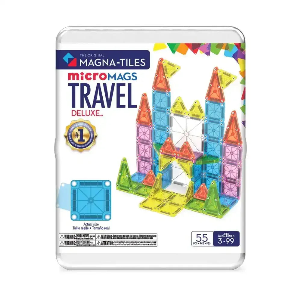 Magna-Tiles | microMAGS Travel Set Deluxe 55 Piece