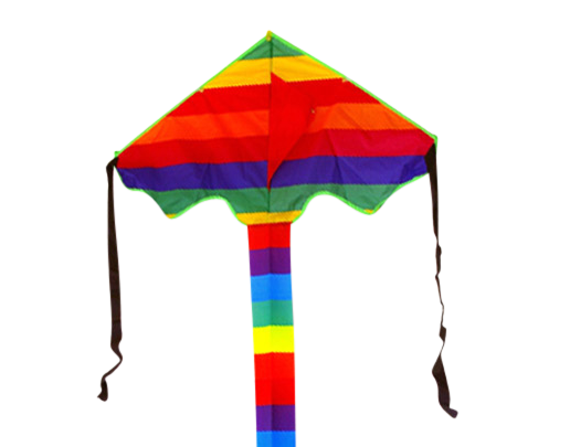 Midget Rainbow delta kite for kids