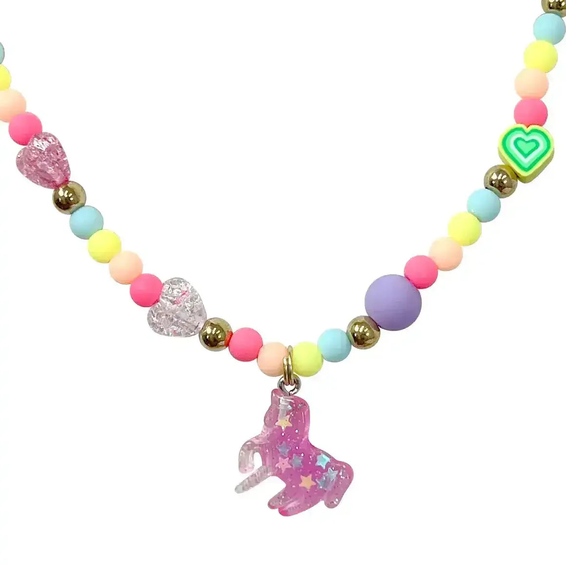 Unicorn Rainbow Necklace & Bracelet Set - Toybox Tales