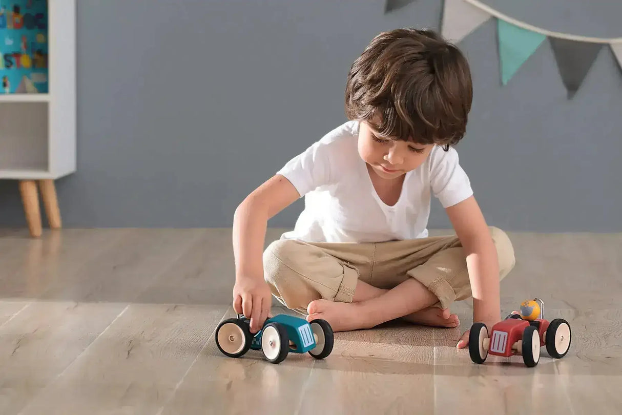 Retro Racing Car Red - Large - Toybox Tales