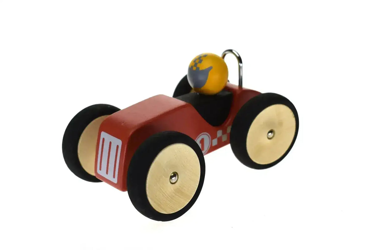 Retro Racing Car Red - Large - Toybox Tales