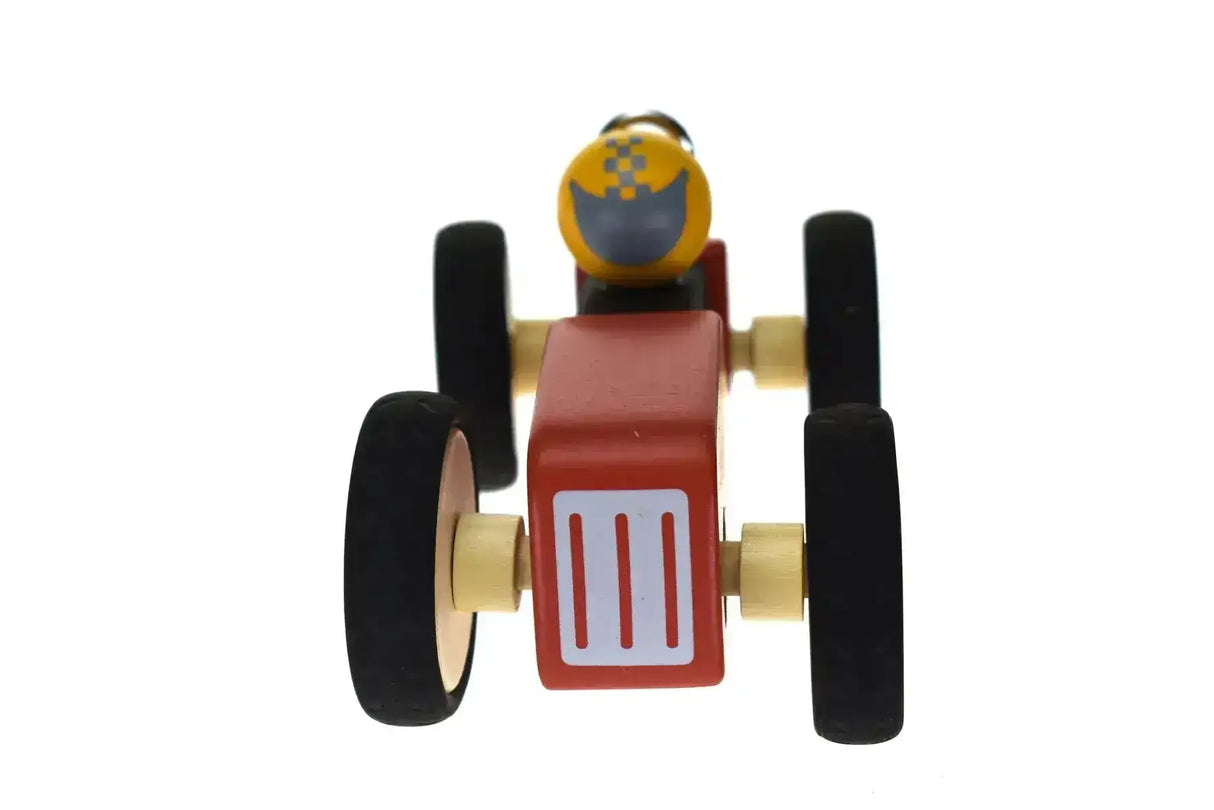 Retro Racing Car Red - Large - Toybox Tales