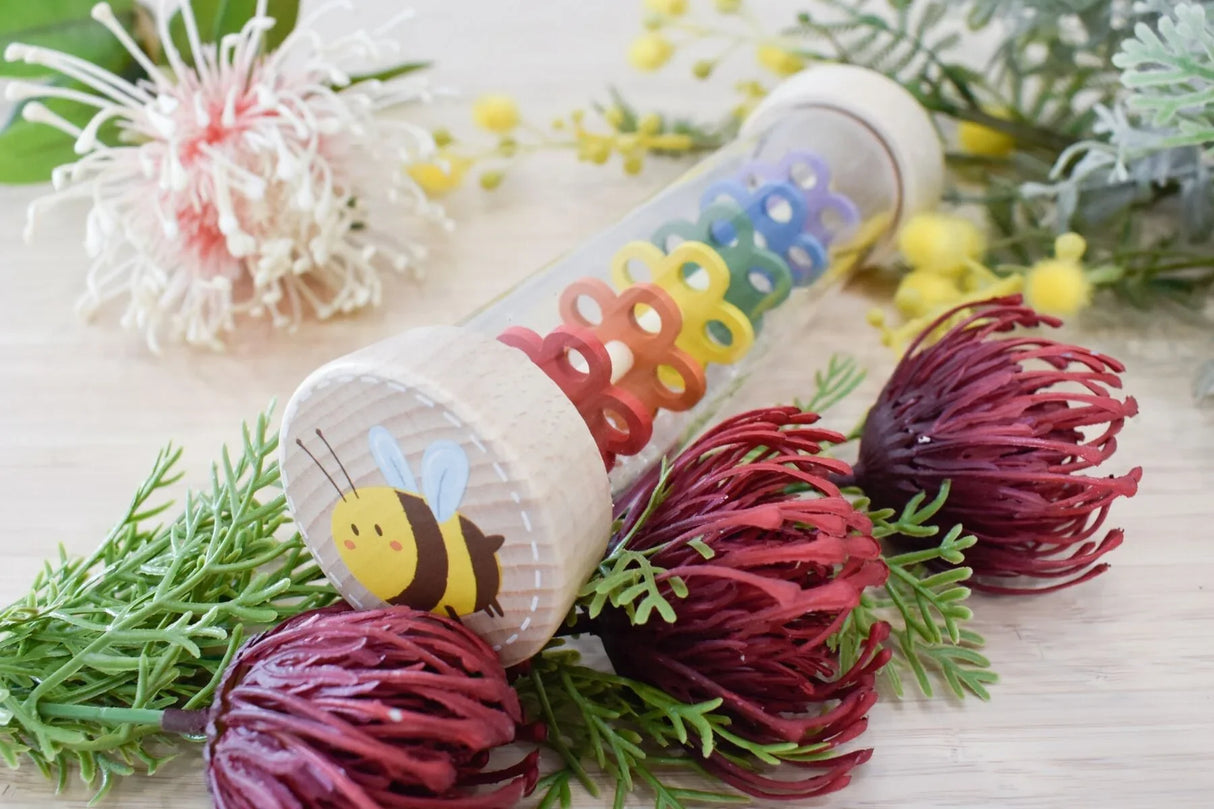 Wooden Rainmaker Rattle