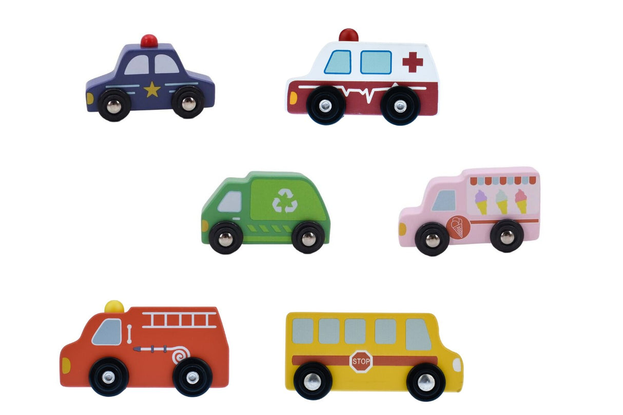 Wooden Transportation & Street Sign Set