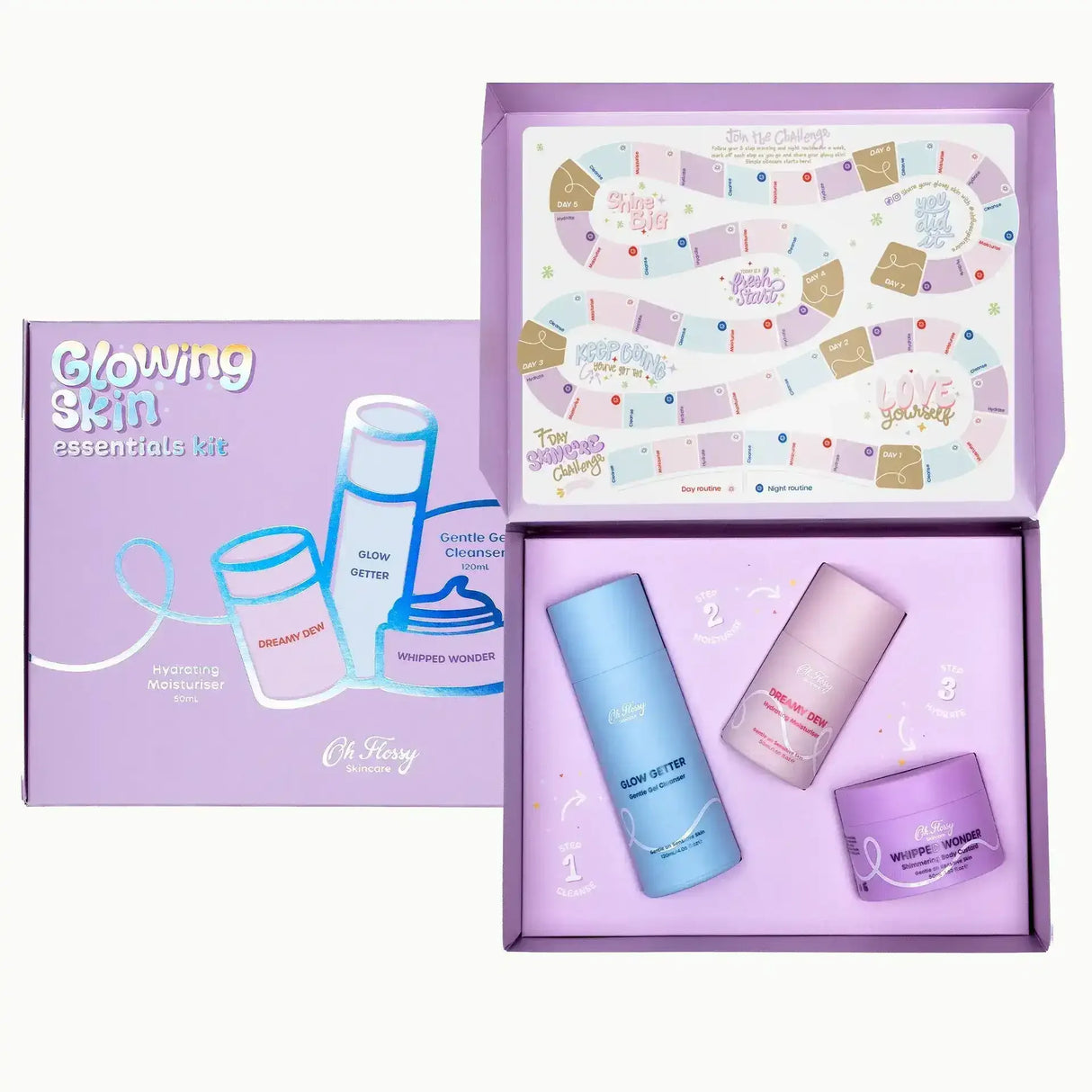 Oh Flossy Skincare - Glowing Skin Essentials Kit - Toybox Tales