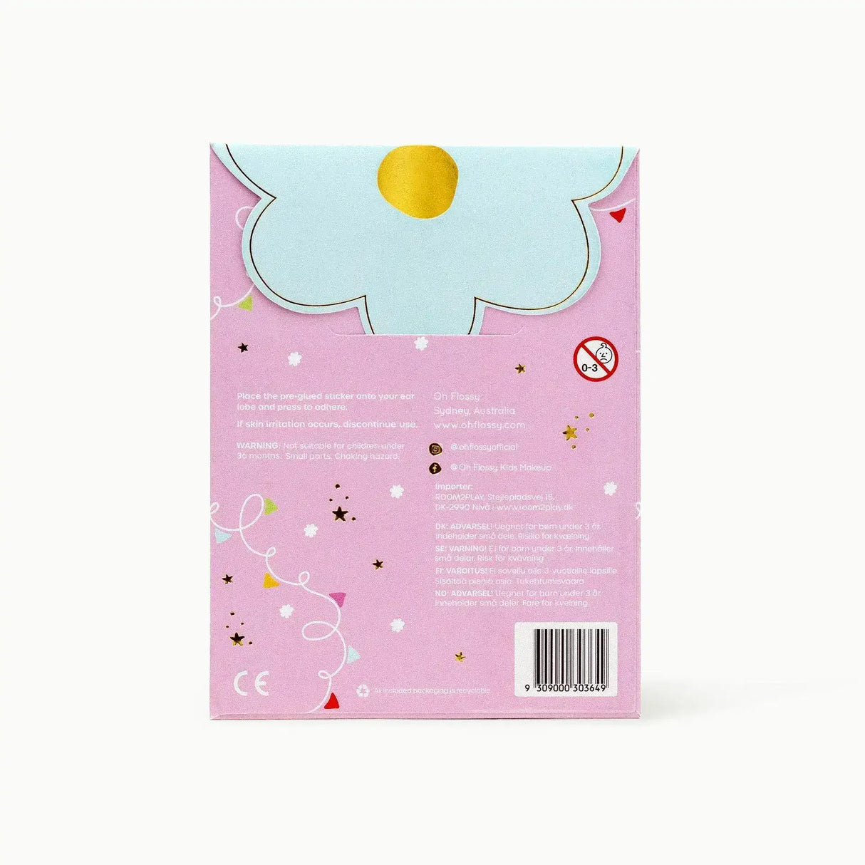 Oh Flossy Kids Stick-On Earrings - Toybox Tales