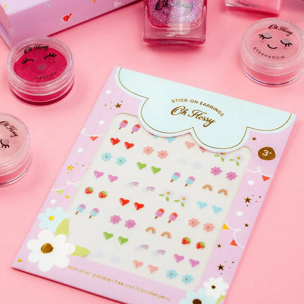 Oh Flossy Kids Stick-On Earrings - Toybox Tales