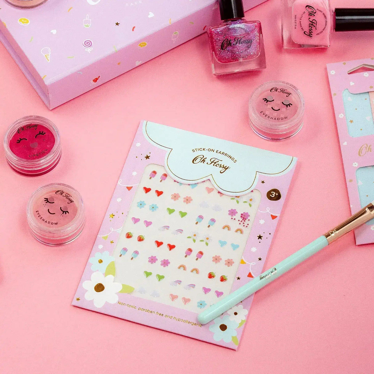 Oh Flossy Kids Stick-On Earrings - Toybox Tales