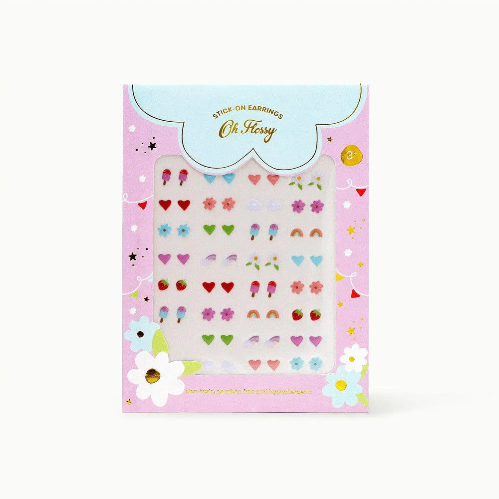 Oh Flossy Kids Stick-On Earrings - Toybox Tales