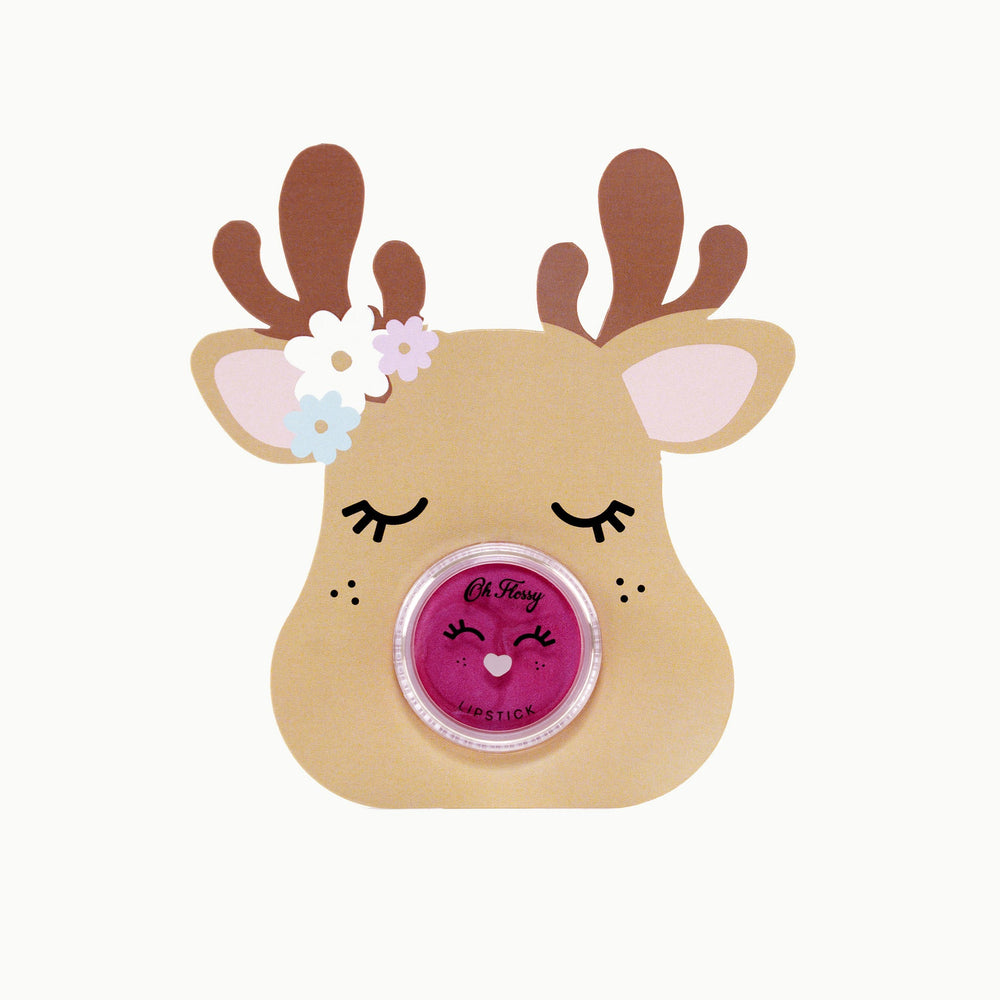 Oh Flossy Lipstick Stocking Stuffer - Rudolph