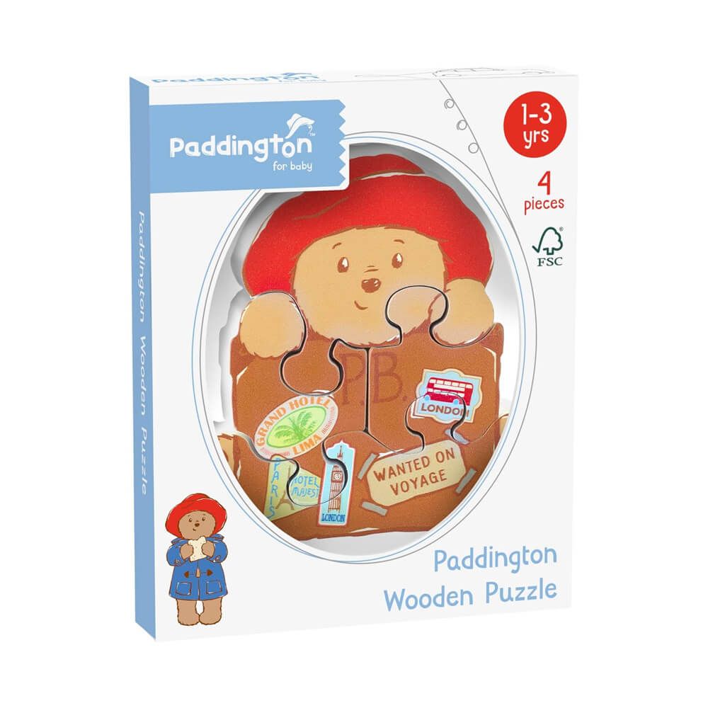Paddington Bear | Wooden Puzzle with Suitcase