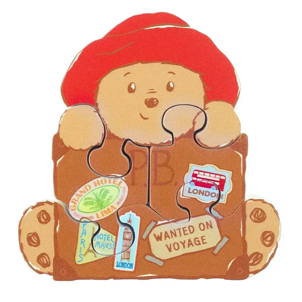 Paddington Bear | Wooden Puzzle with Suitcase - Toybox Tales