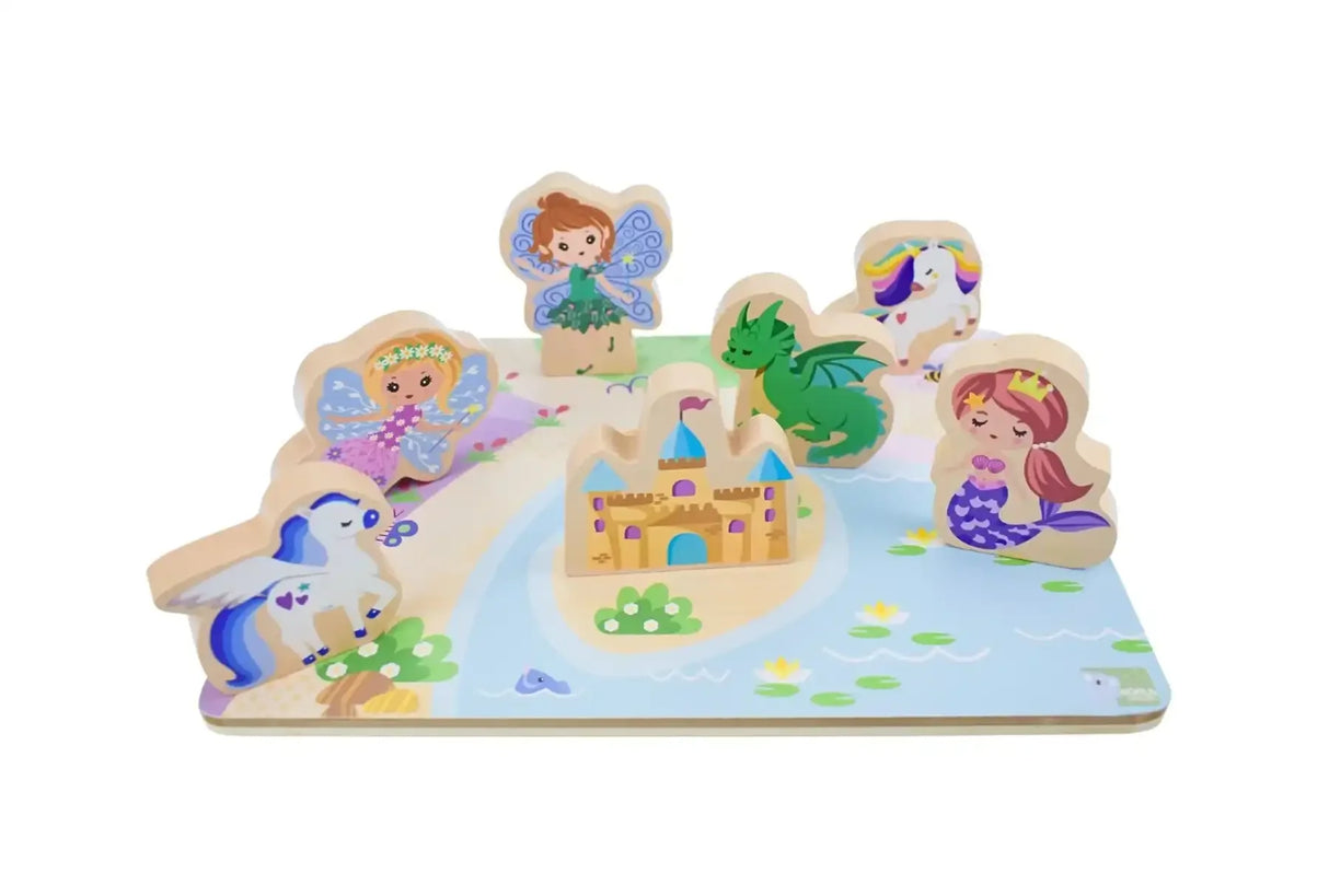 Wooden Chunky Puzzle Fantasy Fairytale