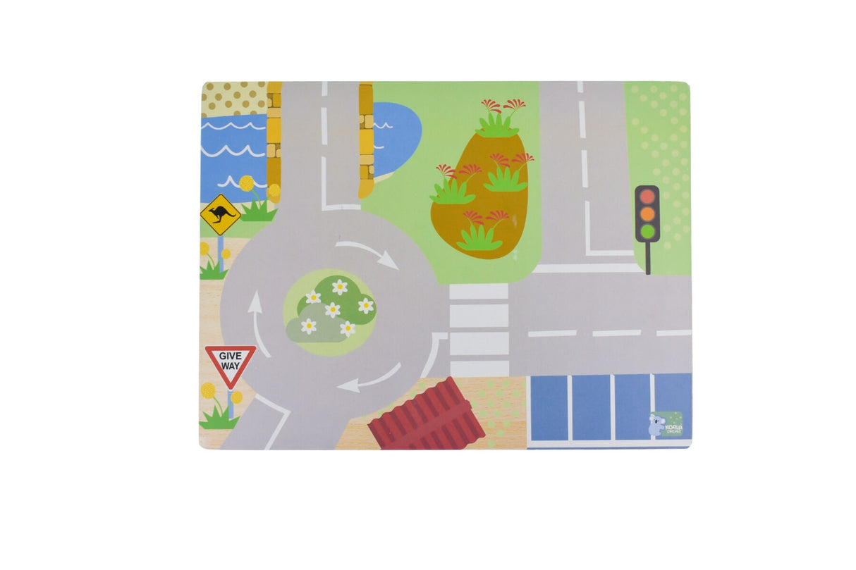 Wooden Chunky Aussie Transport Vehicle Puzzle