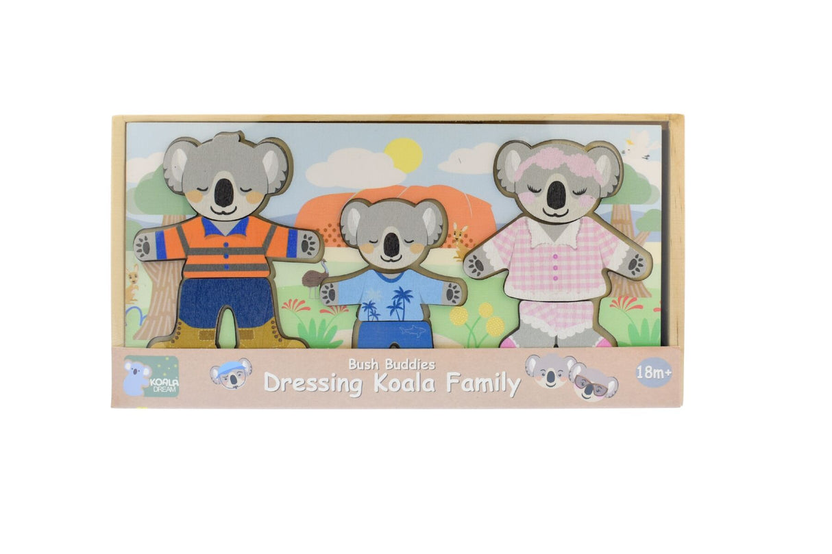Dressing Koala Family With Expression