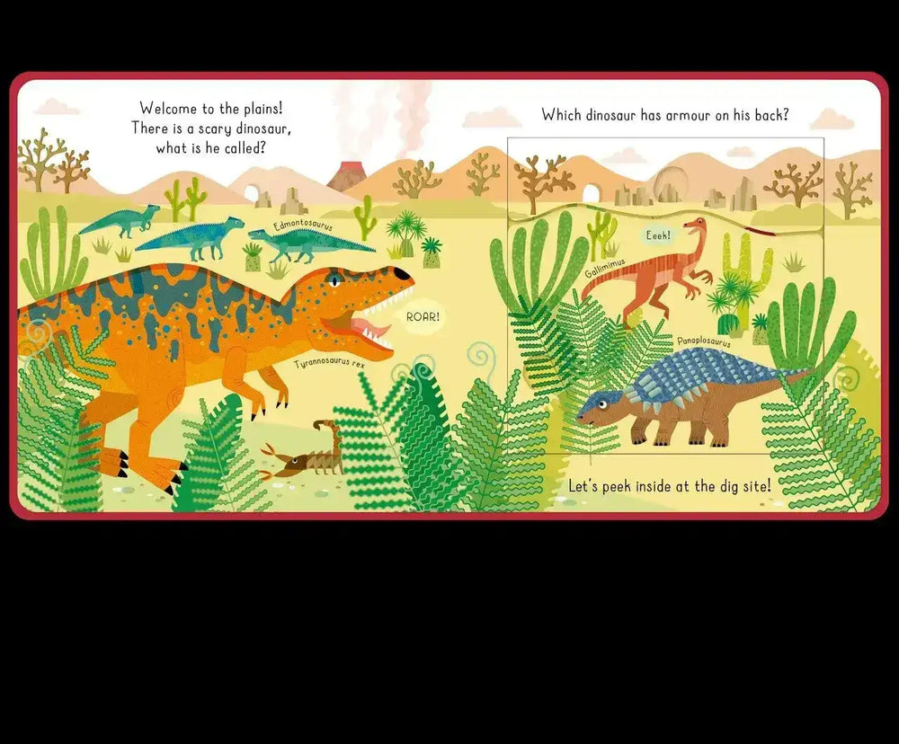 Peek Inside Book | Dinosaur - Toybox Tales