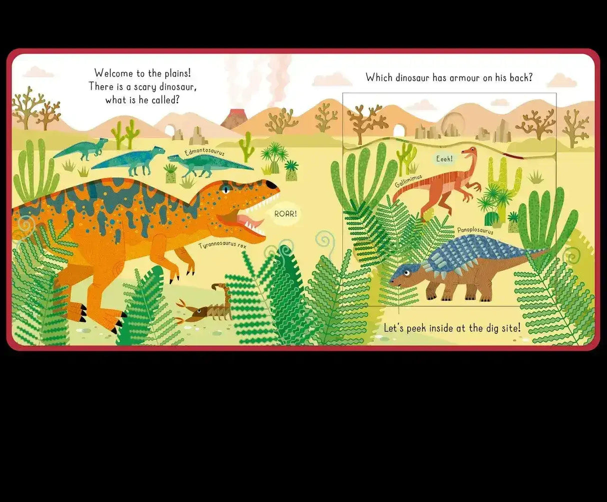 Peek Inside Book | Dinosaur - Toybox Tales