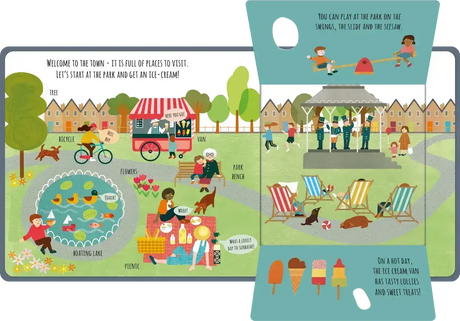 Peek Inside Book - The Town - Toybox Tales
