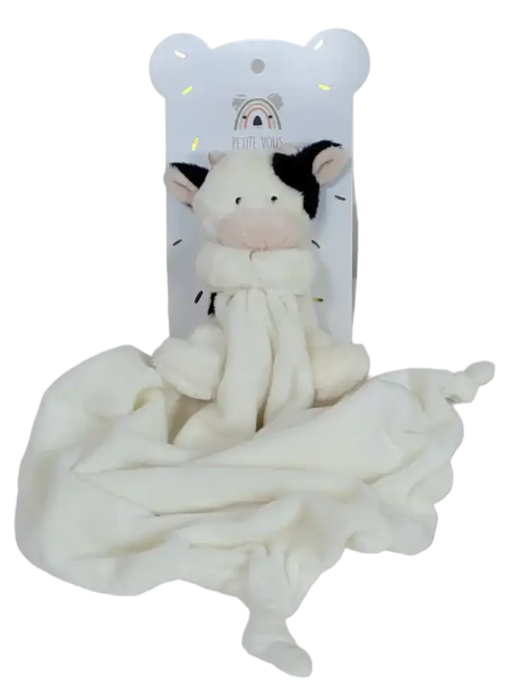 Wilbur the Cow Mini Toy and Comfort Blanket