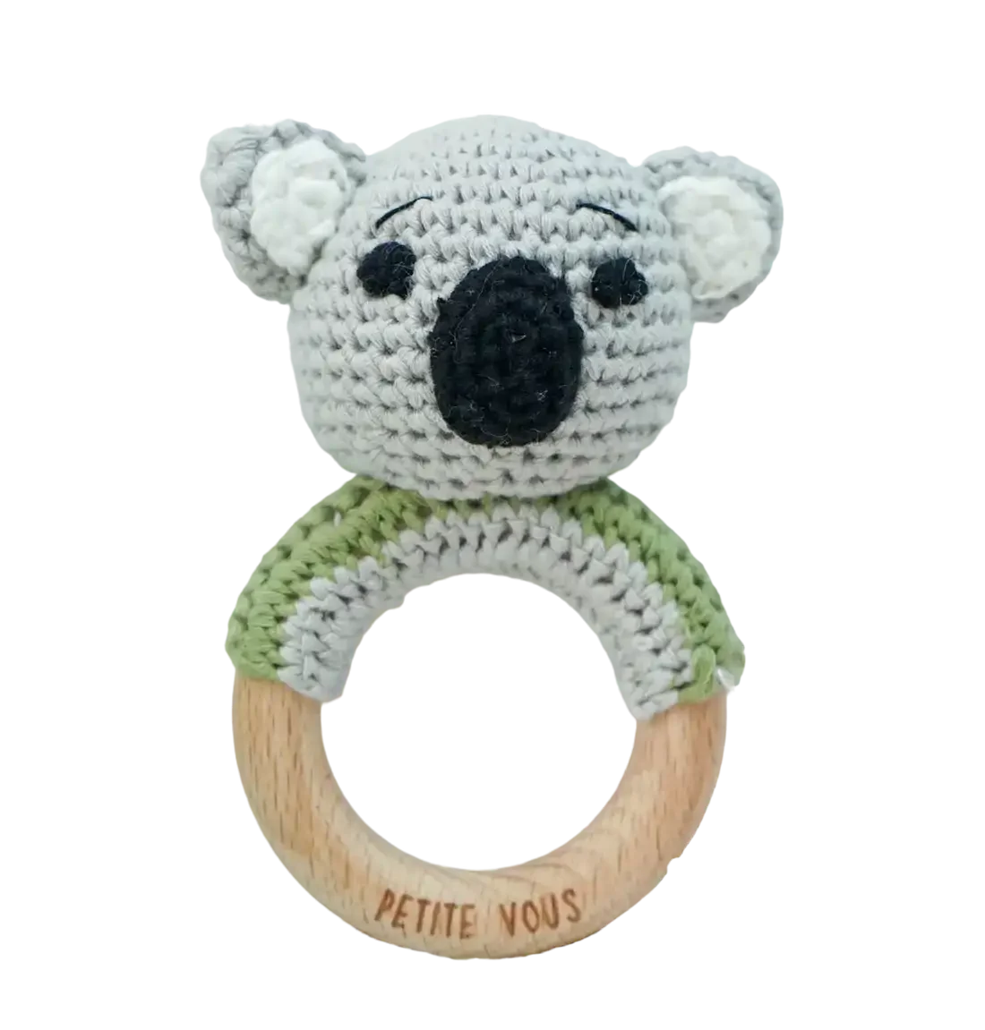 Crochet Ring Rattle - Ozzie the Koala