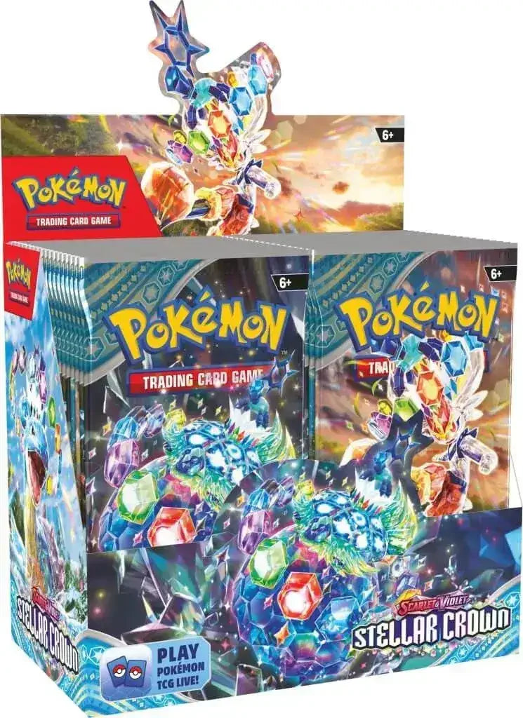 Pokemon TCG Scarlet & Violet 7 Stellar Crown Booster - Toybox Tales