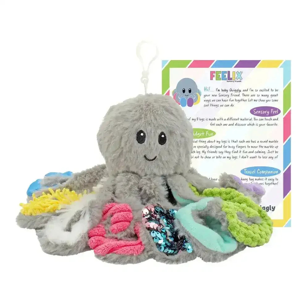 Meavia | Quiggly the Weighted Sensory Octopus - Mini - Toybox Tales