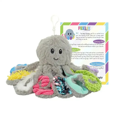 Meavia | Quiggly the Weighted Sensory Octopus - Mini - Toybox Tales