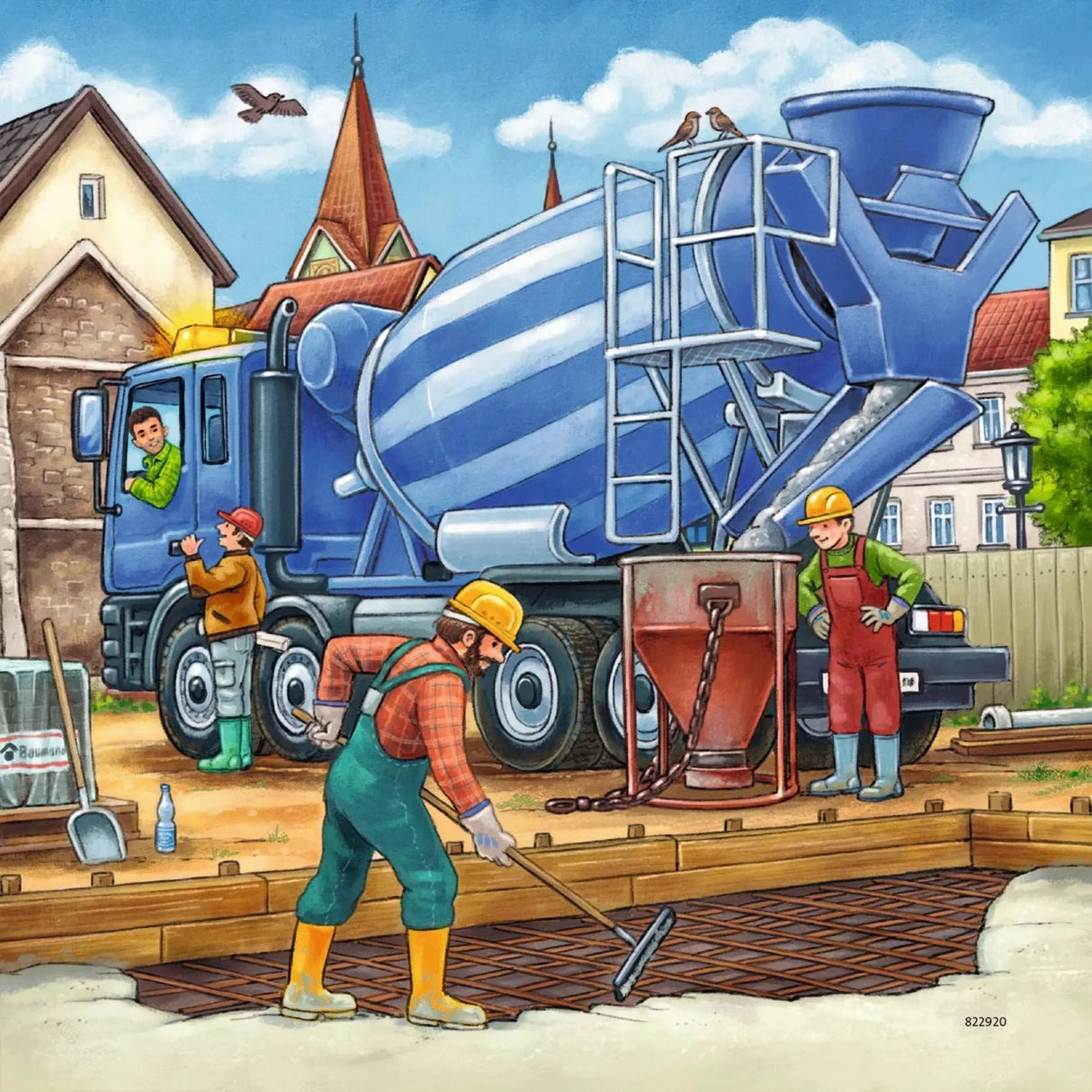 Ravensburger - Construction Vehicle Puzzle 3x49p