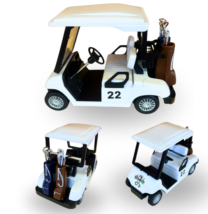 Die Cast Pull Back Golf Cart