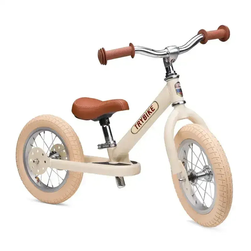Trybike | Vintage Cream with Cream Tyres | Trike & Balance Bike - Toybox Tales
